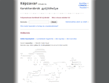 Tablet Screenshot of kepzavar.tttweb.hu